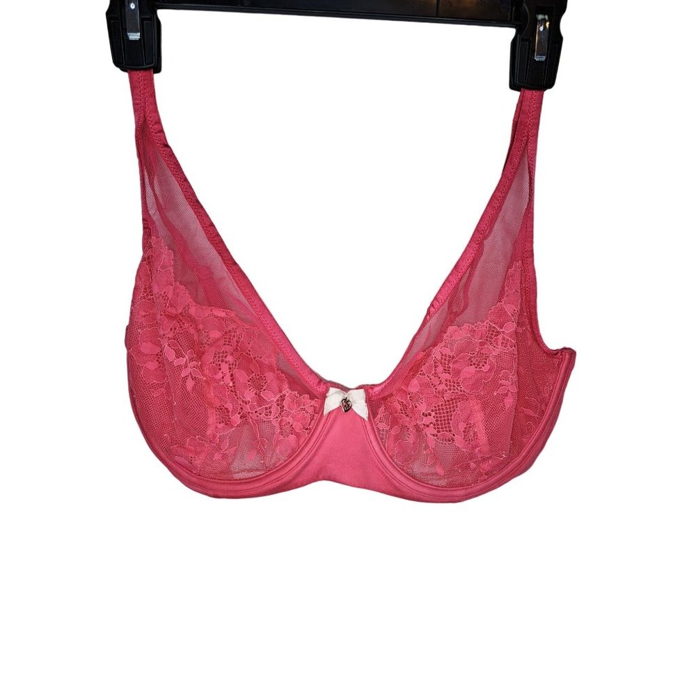 Victoria's Secret Body by Victoria Unlined Demi 36DDD Pink Bra
